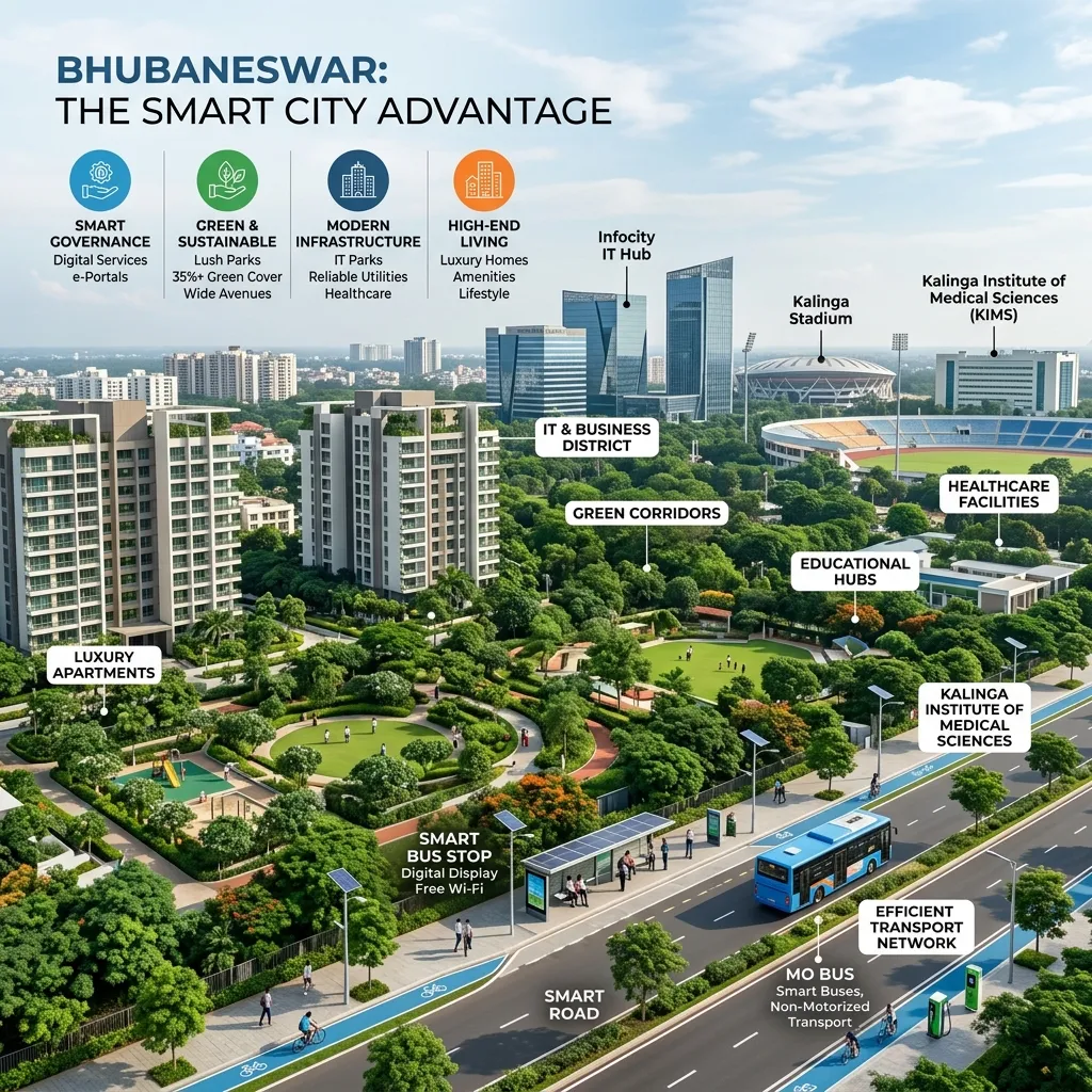 Bhubaneswar Advantages