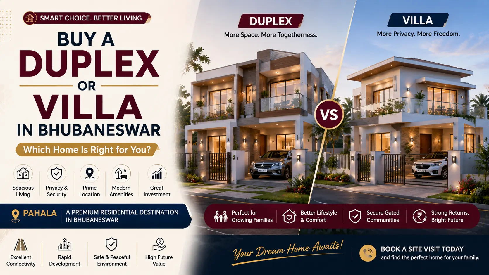 Buy Duplex or Villa in Pahala Bhubaneswar