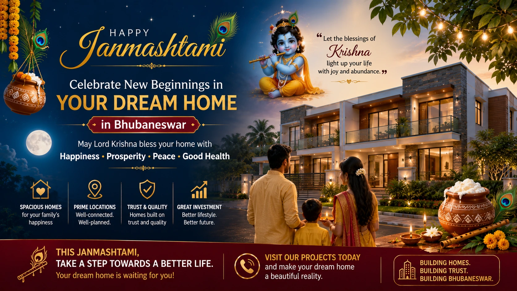 Janmashtami Dream Home in Bhubaneswar